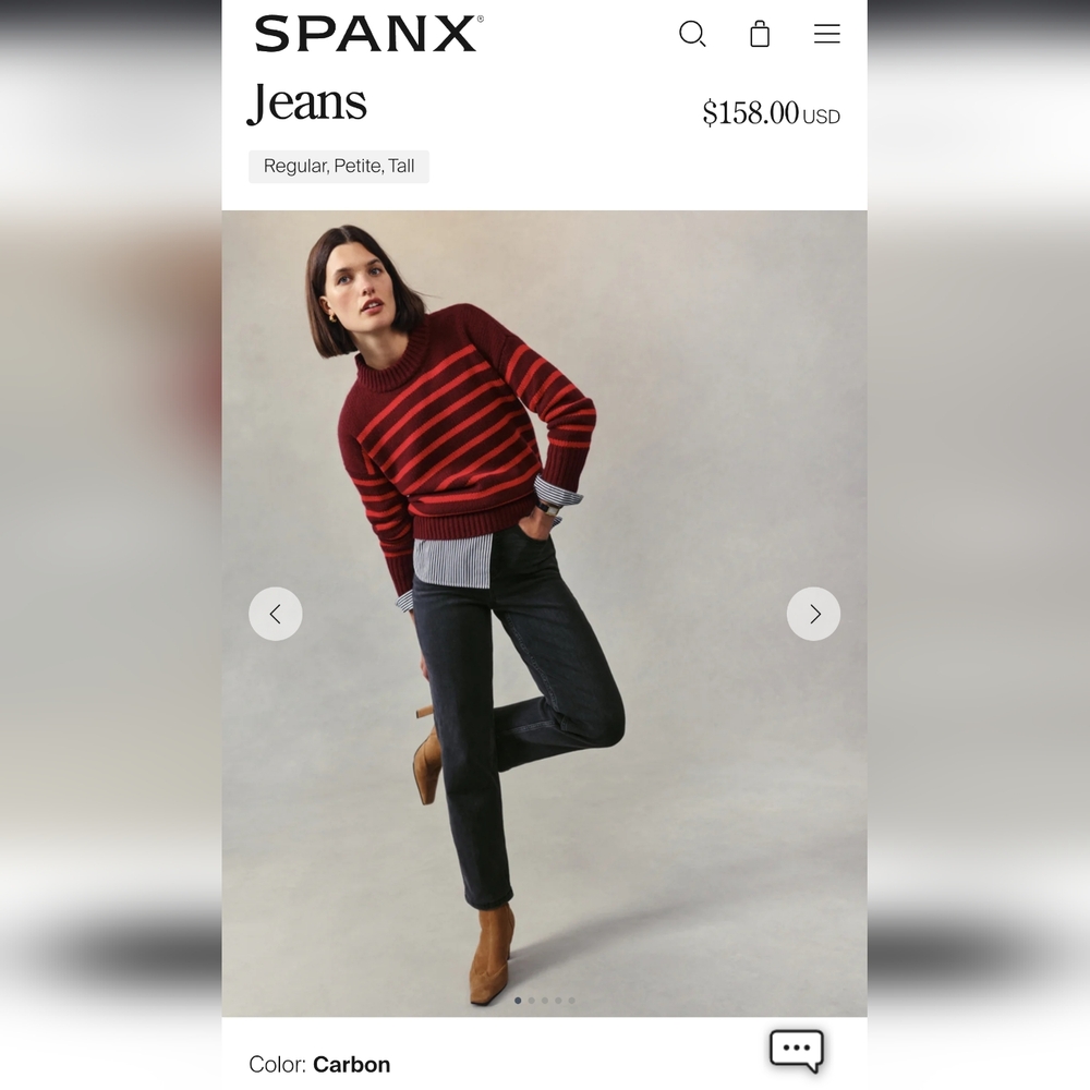 Spanx Straight Leg Jeans